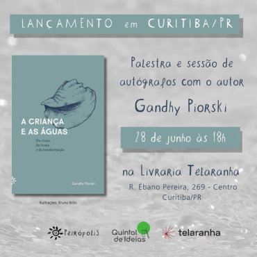 Lançamento “A criança e as águas” em Curitiba/PR